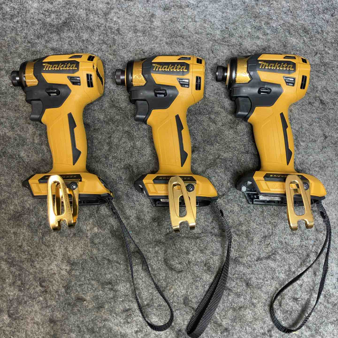 マキタ(makita) コードレスインパクトドライバー TD173DZPY LTX20周年限定色 プレミアムイエロー 本体+ケース 3台まとめ【桶川店】