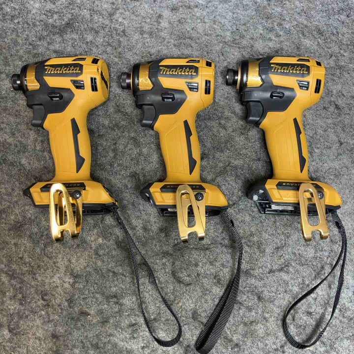 マキタ(makita) コードレスインパクトドライバー TD173DZPY LTX20周年限定色 プレミアムイエロー 本体+ケース 3台まとめ【桶川店】