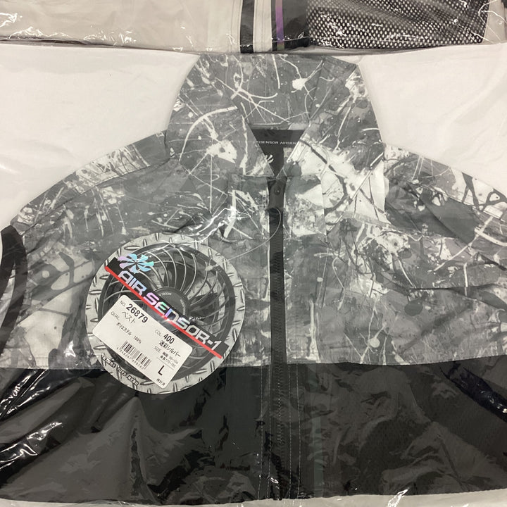 ▼クロダルマ 空調服用ベスト AIR SENSOR-1 L LL 4枚セット【狭山】