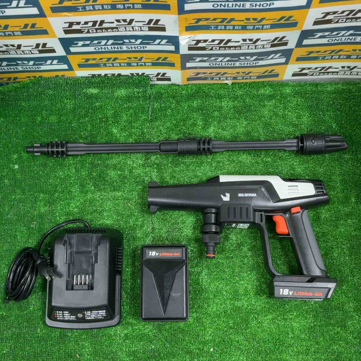IRISOHYAMA アイリスオーヤマ 充電式ハンディウォッシャー 18V 2.2MPa JHW-20【草加店】