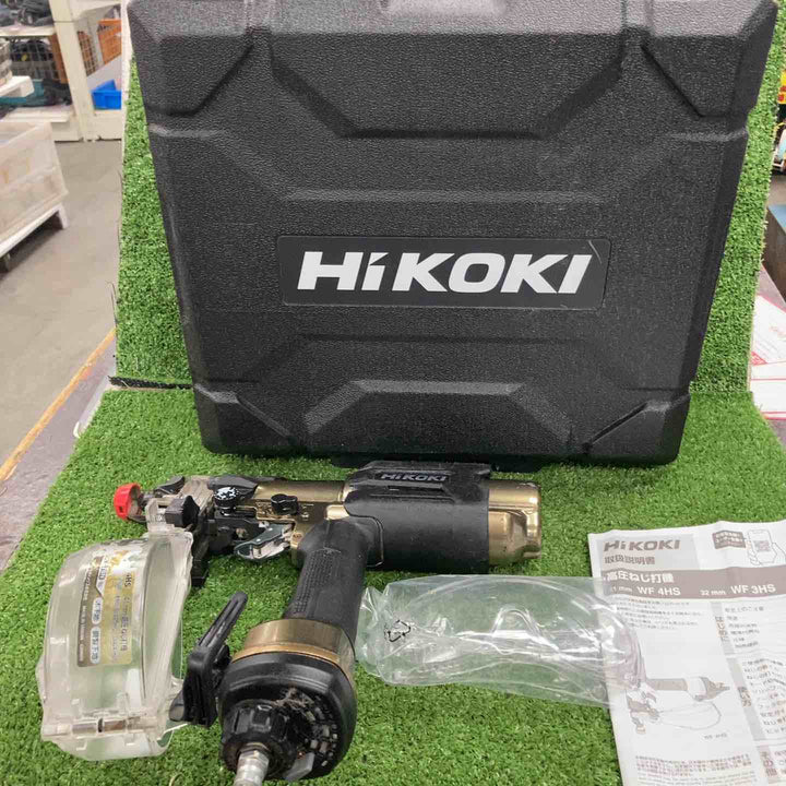 ★ハイコーキ(HIKOKI ※旧:日立工機) 高圧エアネジ打ち機 WF4HS【川崎店】