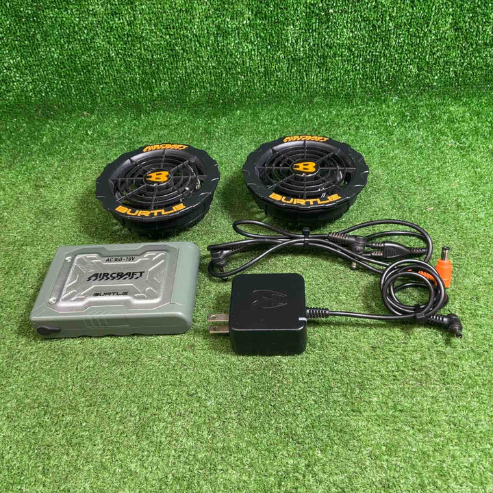 【中古品】 バートル(BURTLE) ファンユニット AC370 /エアークラフト リチウムイオンバッテリー 19V AC360 セット 空調服用 【藤沢店】