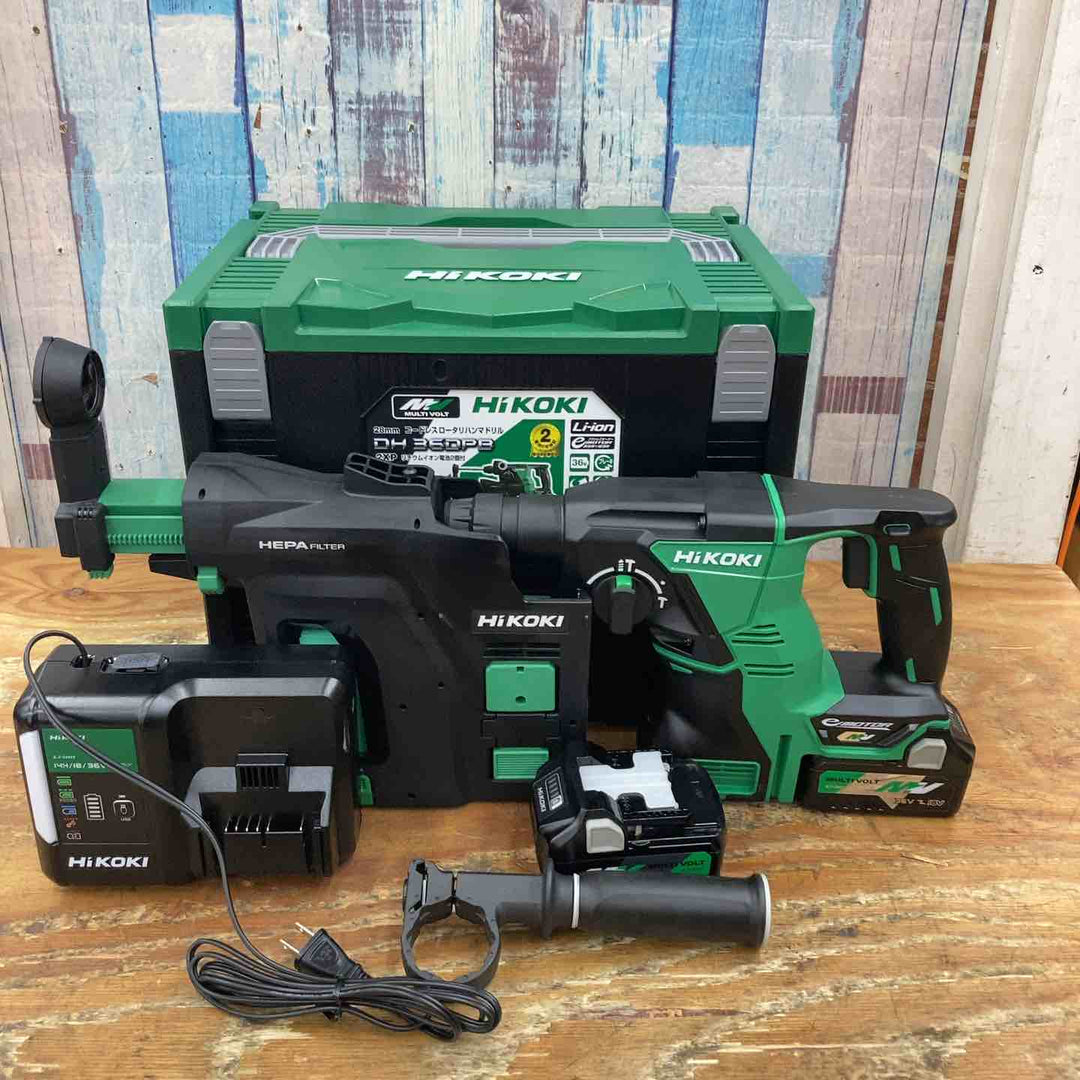 ★ハイコーキ(HIKOKI ※旧:日立工機) コードレスハンマドリル DH36DPB(2XP)【柏店】