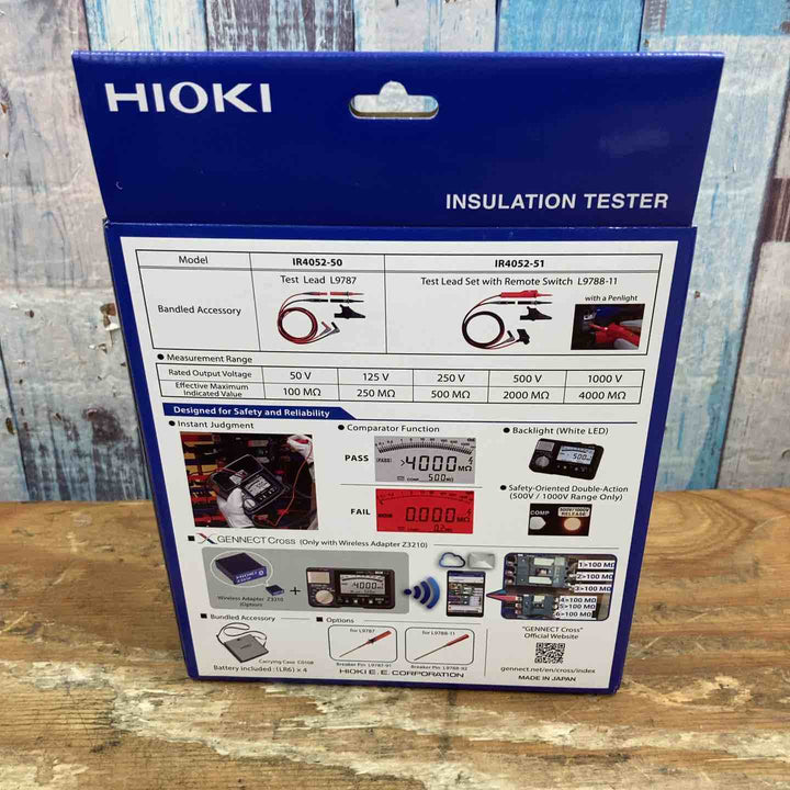 □日置電機(HIOKI) 絶縁抵抗計 IR4052-91【柏店】