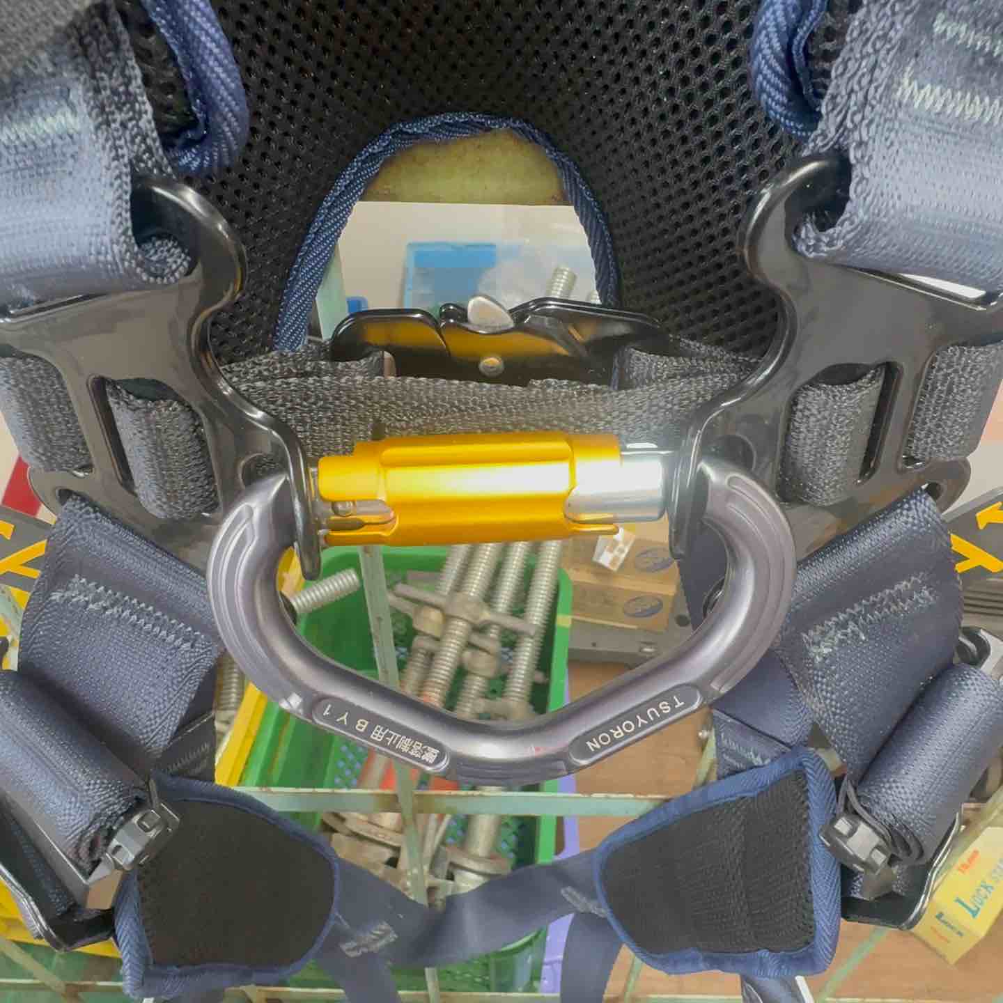 美品中古】 ツヨロン 藤井電工 Mサイズ フルハーネス TH-520V-OT-BL-M