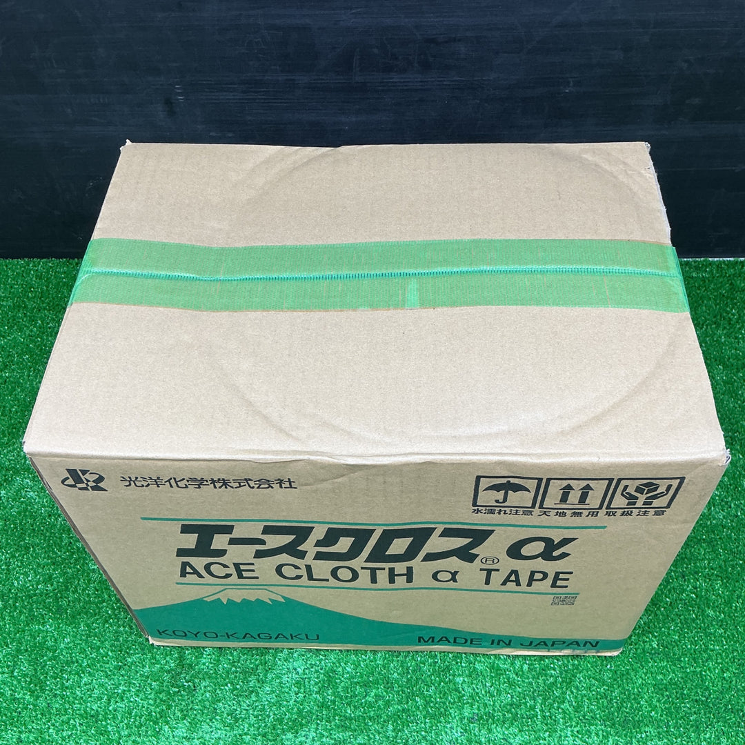 【未使用品】光洋化学 エースクロスα 養生テープ YGR 50㎜×25m 30巻入【電材館越谷店】