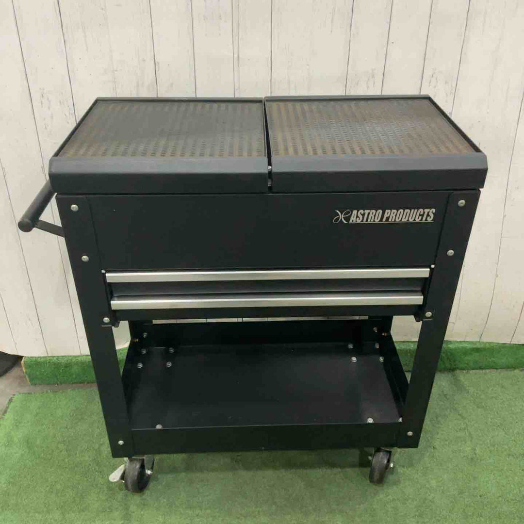 【店頭受取り限定】アストロプロダクツ ツールワゴン 2段 スライドトップ | W780 D370 H840mm スライド天板 ツールカート ツールキャビネット 工具 収納 作業 整備 台車 ガレージ【川口店】