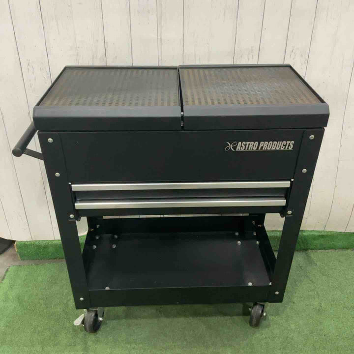 【店頭受取り限定】アストロプロダクツ ツールワゴン 2段 スライドトップ | W780 D370 H840mm スライド天板 ツールカート ツールキャビネット 工具 収納 作業 整備 台車 ガレージ【川口店】