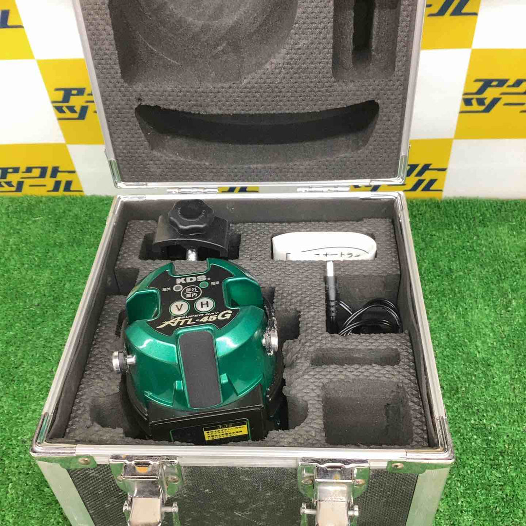 ◇ムラテックKDS グリーンレーザー墨出し器 ATL-45G 本体 ATL-45G スーパーレイ【越谷店】