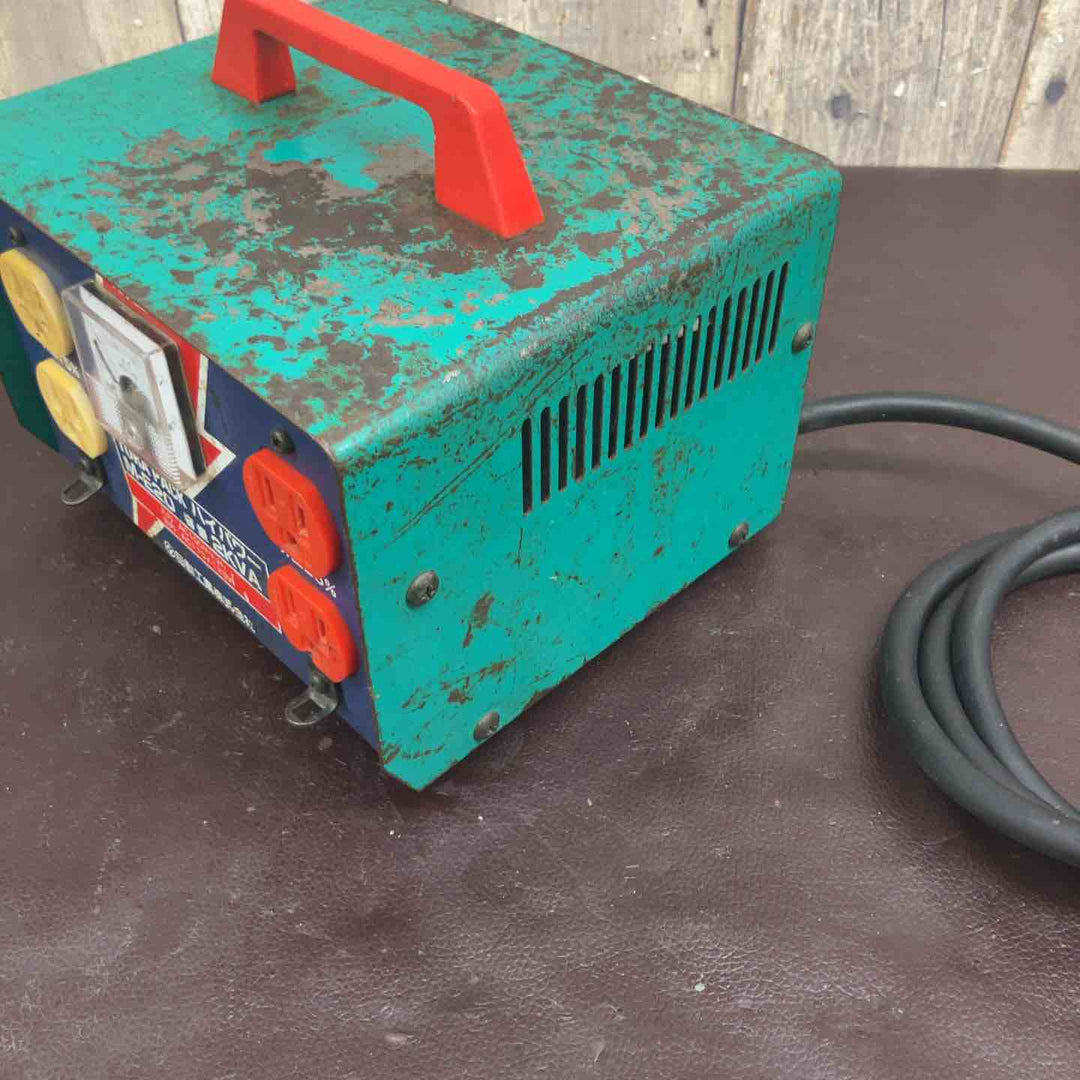 【中古品】 日動工業 昇圧器 M-E20 トランス 【東大和店】