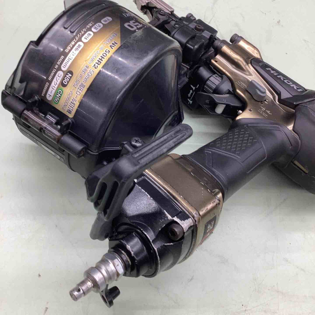 ★ハイコーキ(HIKOKI ※旧:日立工機) 高圧エア釘打ち機 NV50HR2(S)【越谷店】