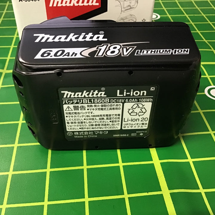 【未使用品】★マキタ makita リチウムイオンバッテリー 18V 6.0Ah BL1860B 【戸田店】