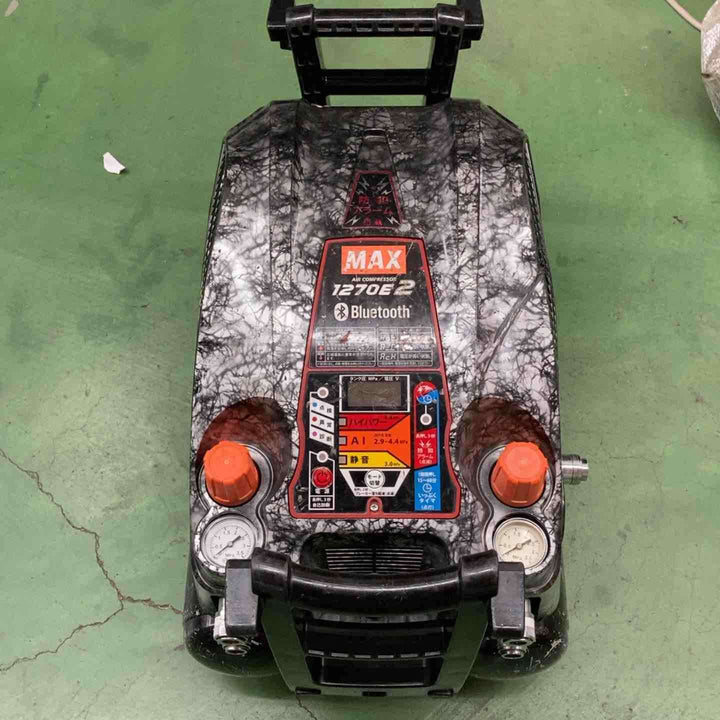 マックス(MAX) 高圧専用エアコンプレッサ AK-HH1270E2 ガイアシルバー【桶川店】