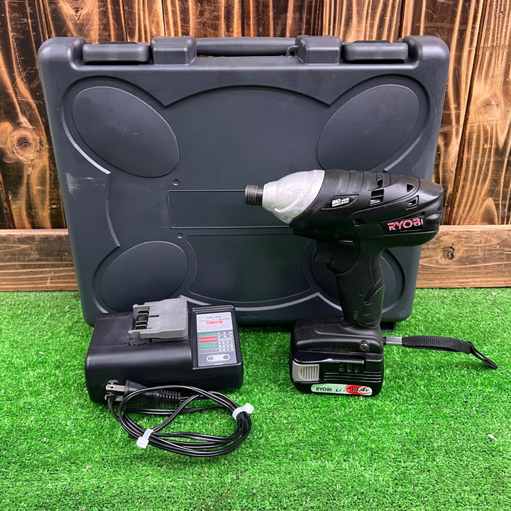 RYOBI 14.4Vインパクトドライバー BID-1406 ケース、充電器、バッテリx1個付き【桶川店】