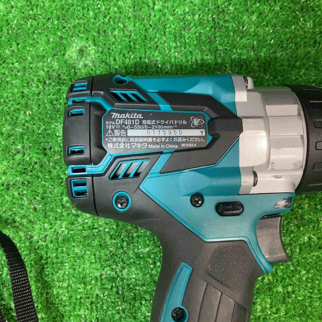 ☆マキタ(makita) コードレスドリルドライバー DF481DZ【岩槻店】