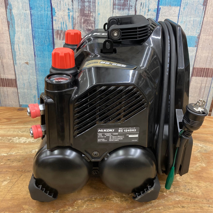 ★ハイコーキ(HIKOKI ※旧:日立工機) エアコンプレッサー EC1245H3(CS) 高圧専用 店頭展示品【柏店】