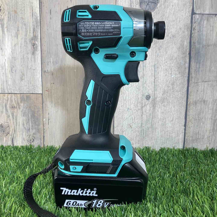 ★マキタ(makita) 18Vコードレスインパクトドライバ TD173DGXTB ターコイズブルー 限定色【戸田店】