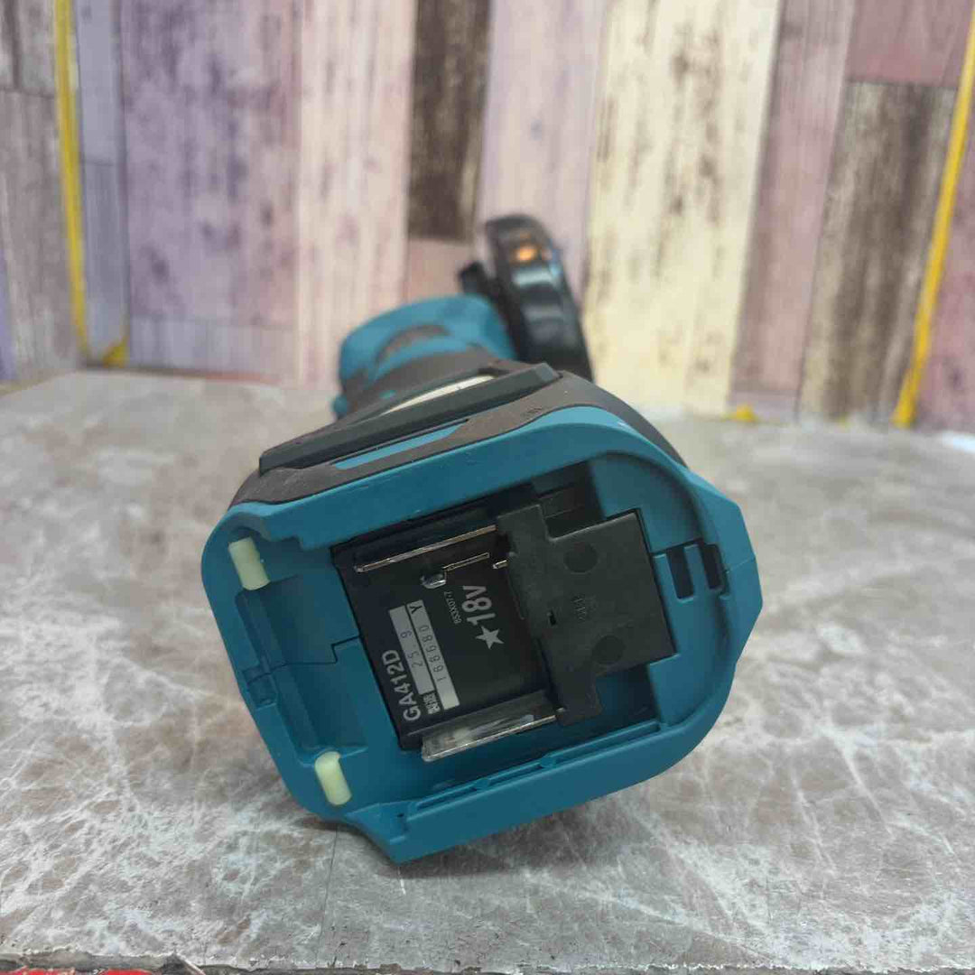 ★マキタ(makita) 100mmコードレスディスクグラインダ GA412DZ【八潮店】