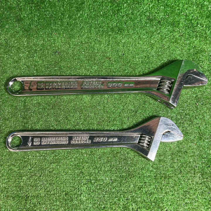 スナップオン モンキーレンチ 300mm AD12、250mm AD10 2本セット【藤沢店】