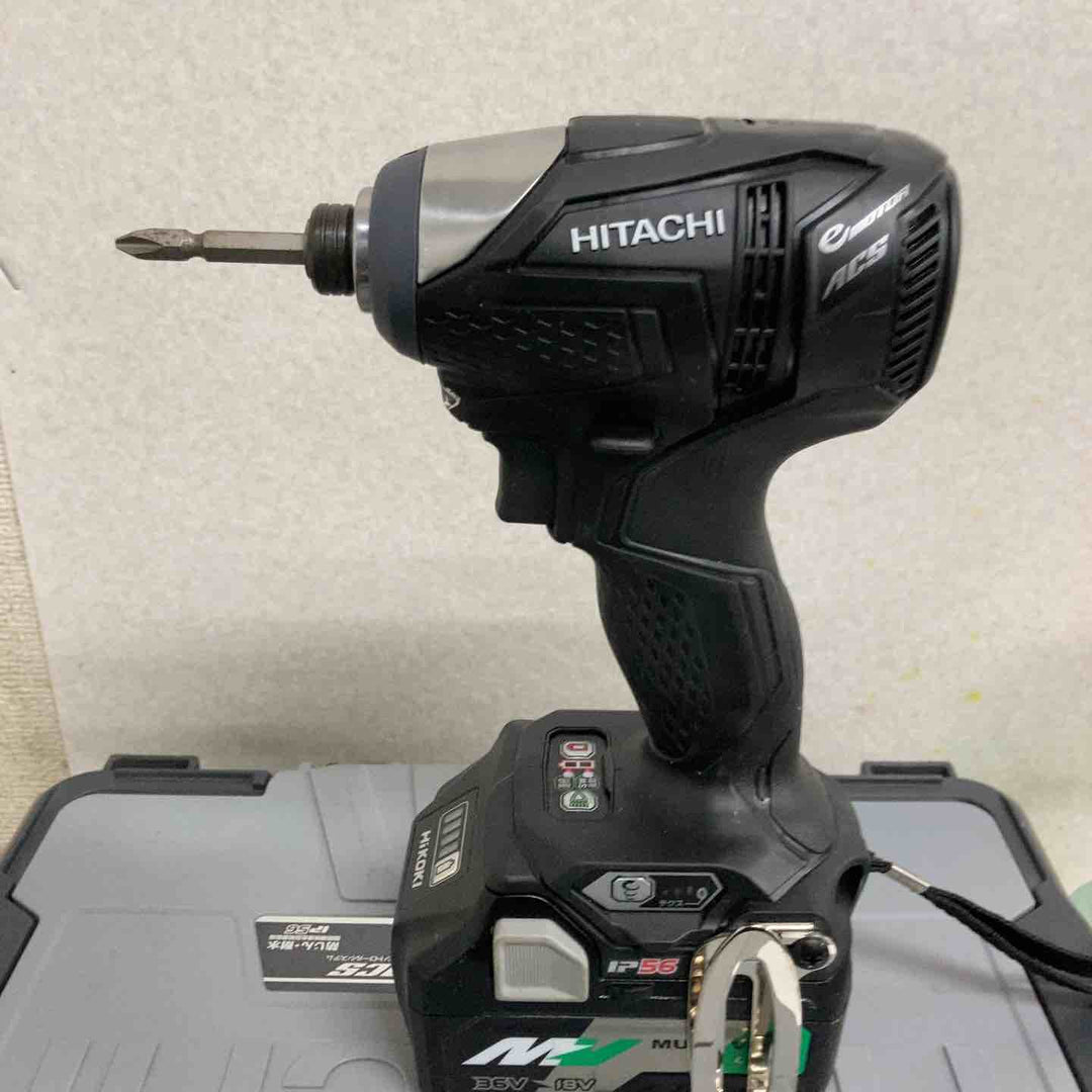 ◇ハイコーキ(HIKOKI ※旧:日立工機) 18Vコードレスインパクトドライバ WH18DDL(LXCK)(B)【町田店】