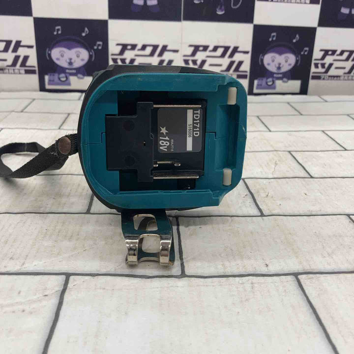 ★マキタ(makita) コードレスインパクトドライバー TD171DRGX【所沢店】