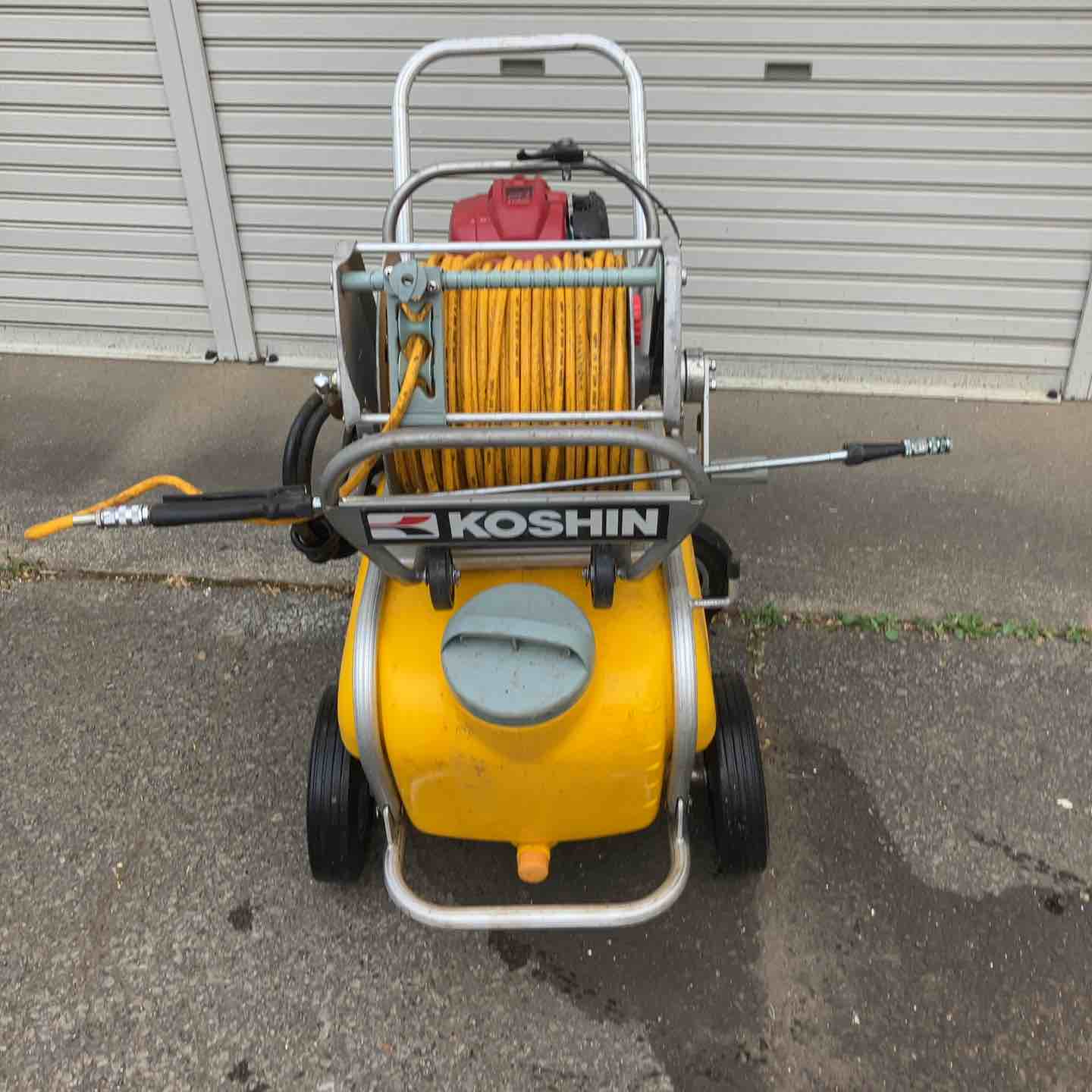 店頭受取り限定】◇工進(KOSHIN) 自走式 エンジン式小型動噴 MS-ERH100
