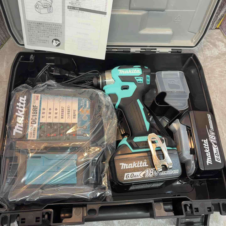 ★マキタ(makita) 18Vコードレスインパクトドライバ TD173DGXTB ターコイズブルー【草加店】