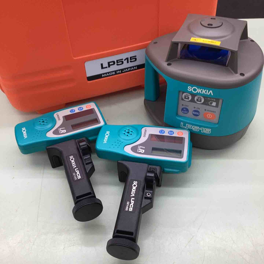 【ソキア】自動整準レベルプレーナー LP-515 (受光器 2個・ロッドクランプ 2個)・三脚・ケース付 LP515【越谷店】