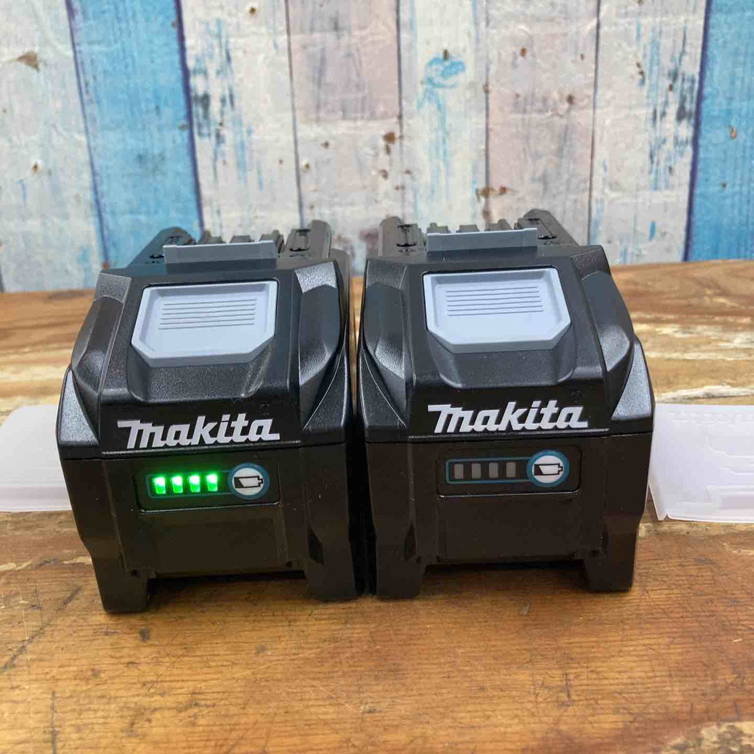 【未使用品】純正2個セット マキタ(makita) リチウムイオンバッテリー 40Vmax/5.0Ah BL4050F 箱なし【柏店】