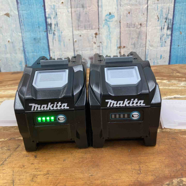 【未使用品】純正2個セット マキタ(makita) リチウムイオンバッテリー 40Vmax/5.0Ah BL4050F 箱なし【柏店】