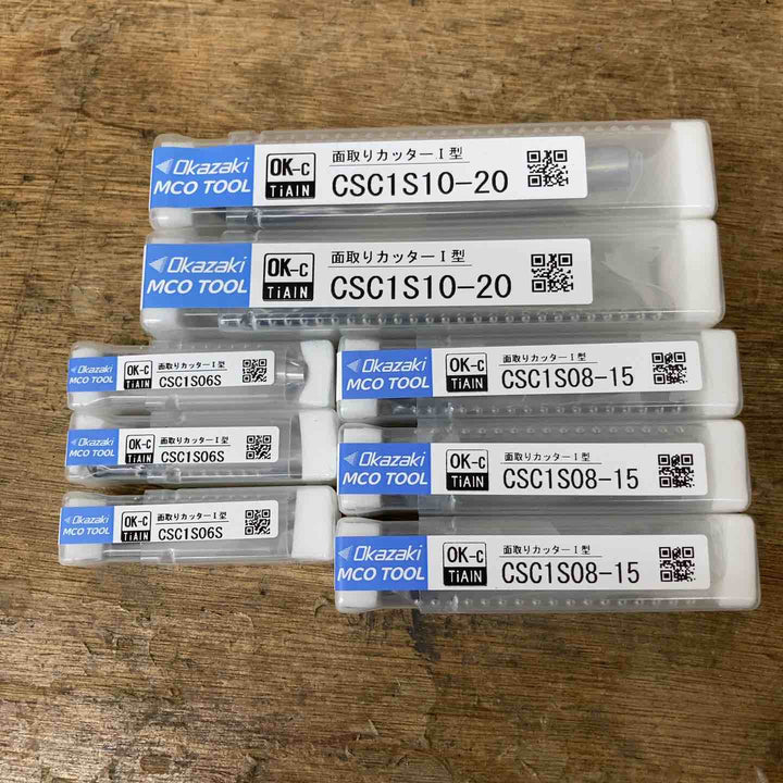 【未使用品】岡崎精工 面取りカッターⅠ型 CSC1S10-20 CSC1S08-1 CSC1S06S 計9本セット【柏店】