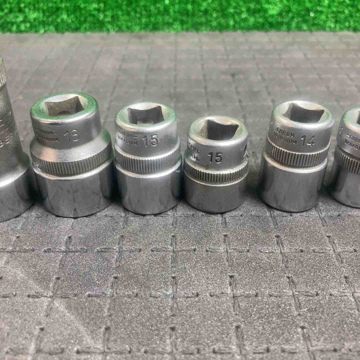 HAZET　880　ソケット8個セット　18/15×2/14/12/11/10/マグネット式 18【川崎店】