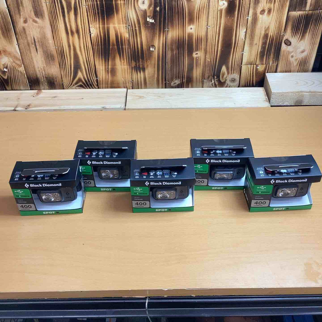 Black Diamond スポット400-R グラファイト 防水機能付き 5個セット 86 グラム軽量型【越谷店】