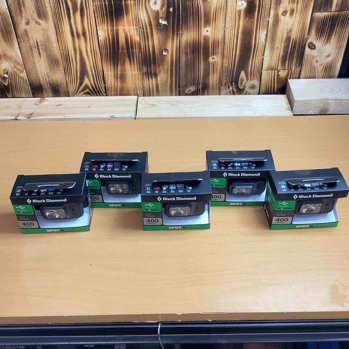 Black Diamond スポット400-R グラファイト 防水機能付き 5個セット 86 グラム軽量型【越谷店】