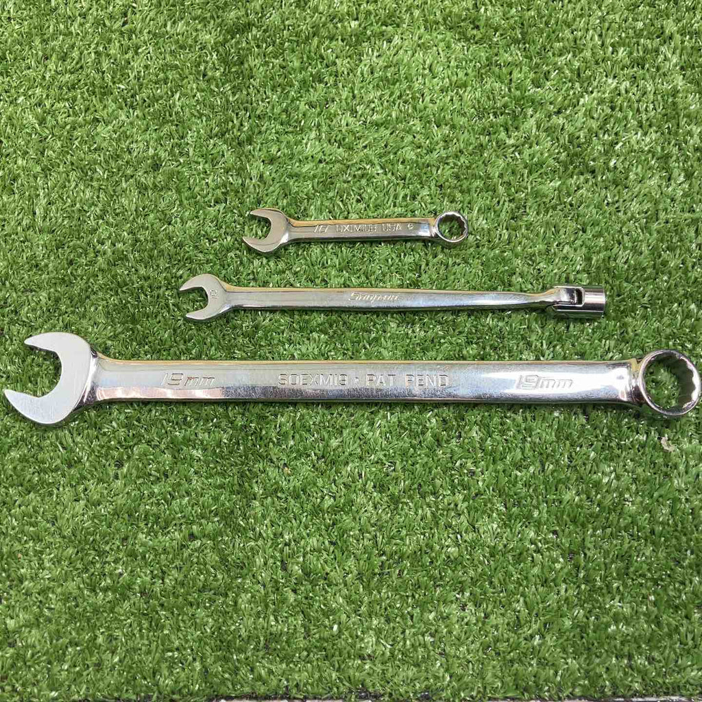 ▼Snap-On　コンビネーションレンチ3本セット(SOEXM19、FHOM10、OXIM10B)【川崎店】 ▽Snap-On コンビネーションレンチ3本セット(SOEXM19、FHOM10、OXIM10B