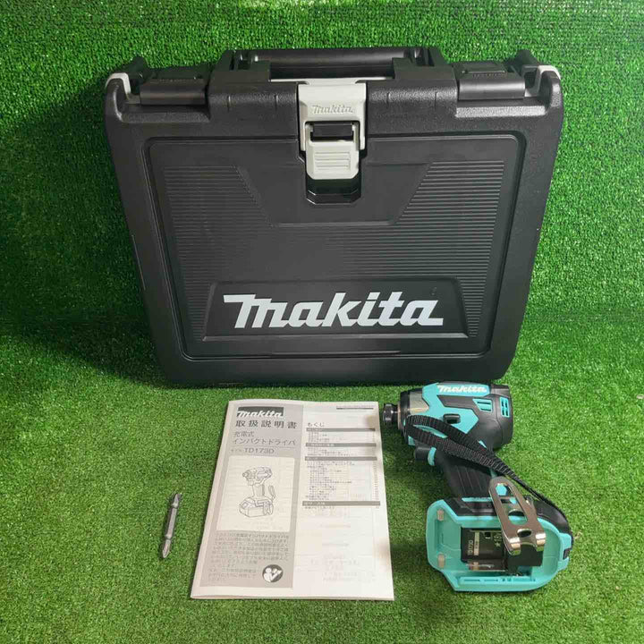 【本体＋ケース】マキタ(makita) 18Vコードレスインパクトドライバ TD173DGXTB ターコイズブルー【藤沢店】