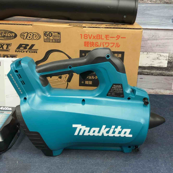 ★マキタ(makita) 18V コードレスブロワ MUB184DRGX バッテリー2個・充電器付き【八潮店】