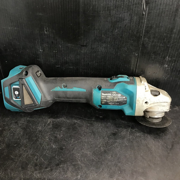 ★マキタ(makita) 100mmコードレスディスクグラインダ GA412DRG【草加店】