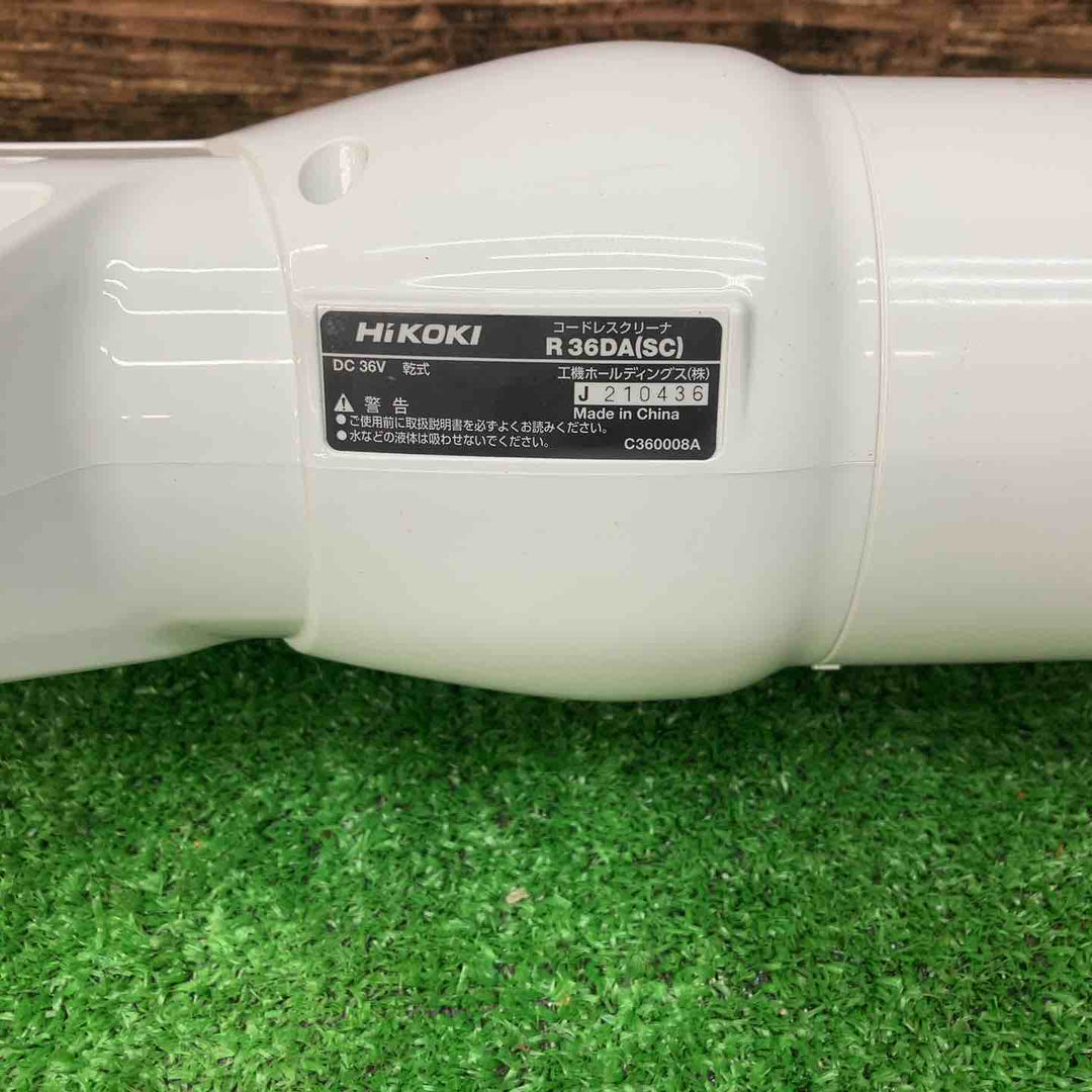 ★ハイコーキ(HIKOKI ※旧:日立工機) コードレスクリーナー R36DA(SC)(NN)【川越店】