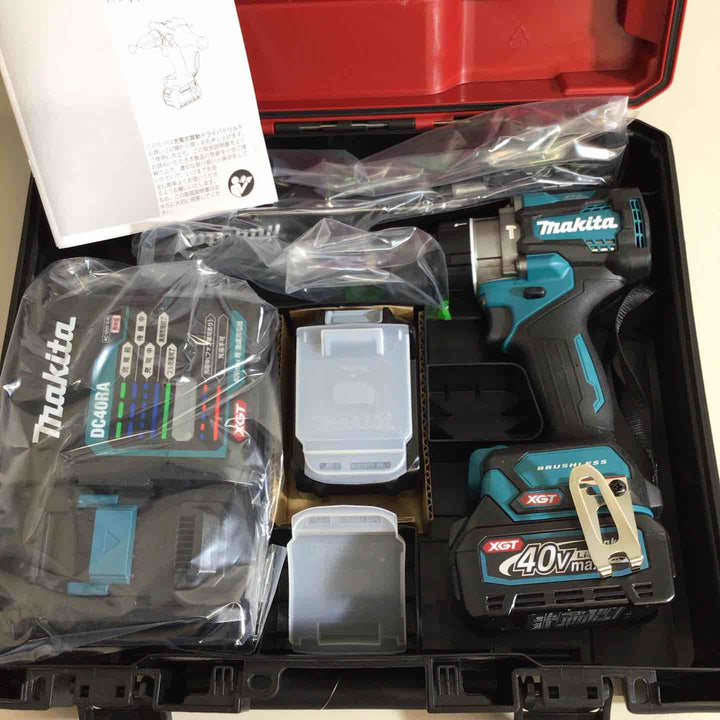 【未使用品】★純正バッテリー2個&充電器付き フルセット★マキタ(makita) コードレス振動ドリルドライバー HP001GRDX【戸田店】