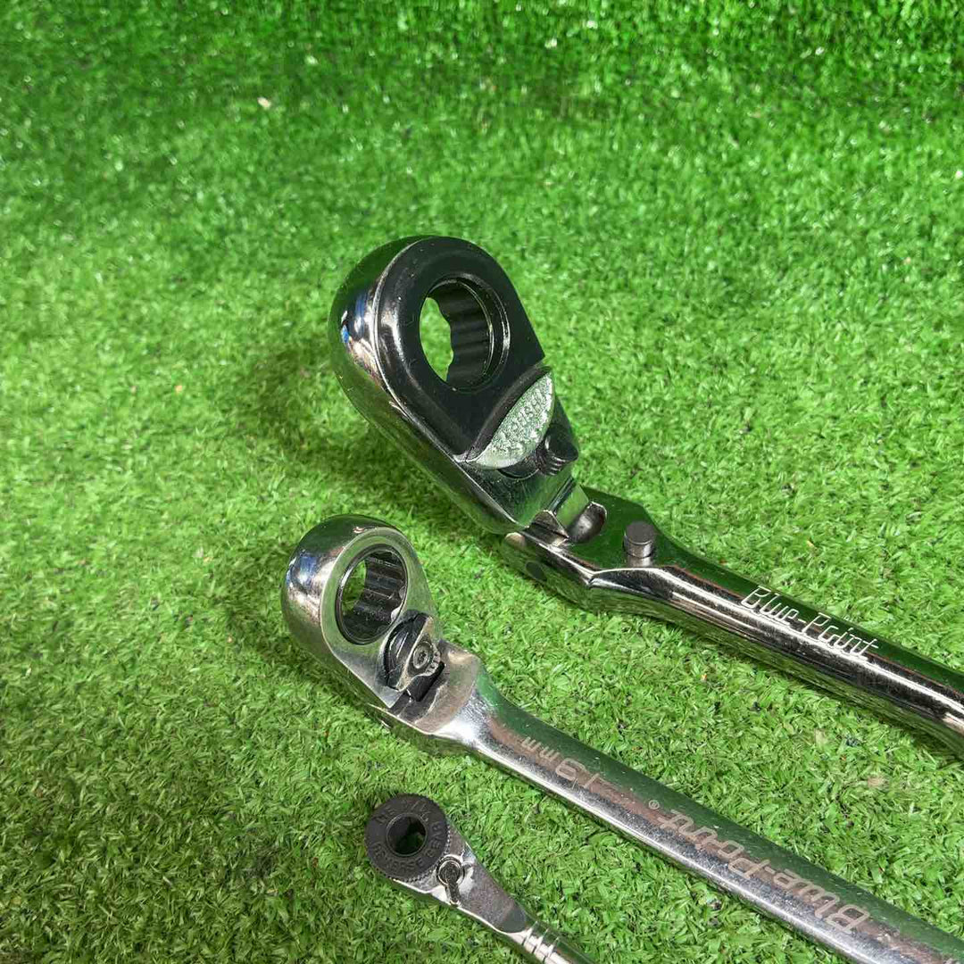 ブルーポイント 6角 ドライブ ラッチェット BPRFPT10、フレックスラチェットメガネ 13mm、ラチェット ３点セット【藤沢店】