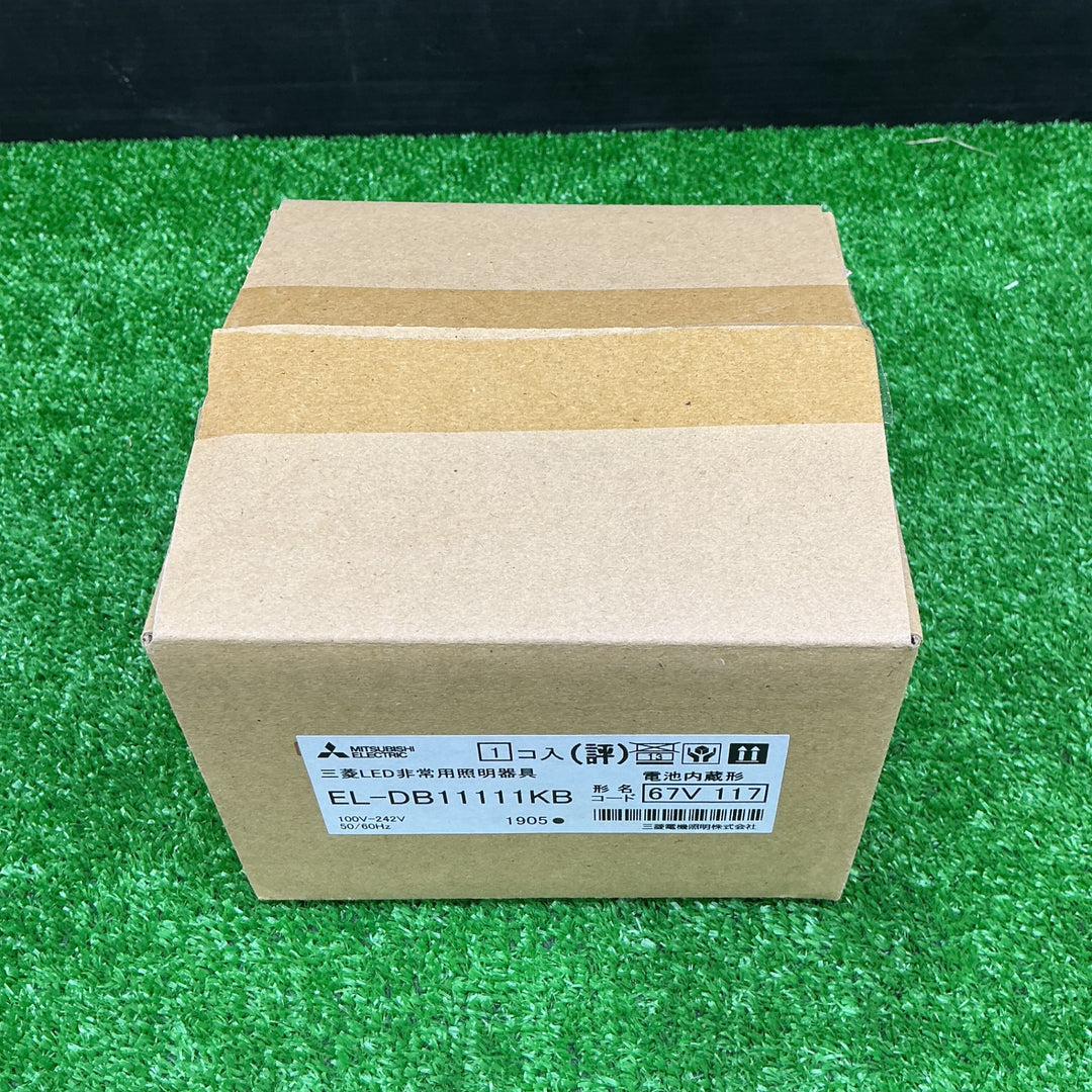 【未使用品】三菱 LED非常用照明器具 電池内蔵形 埋込形 φ100 EL-DB11111KB【電材館越谷店】