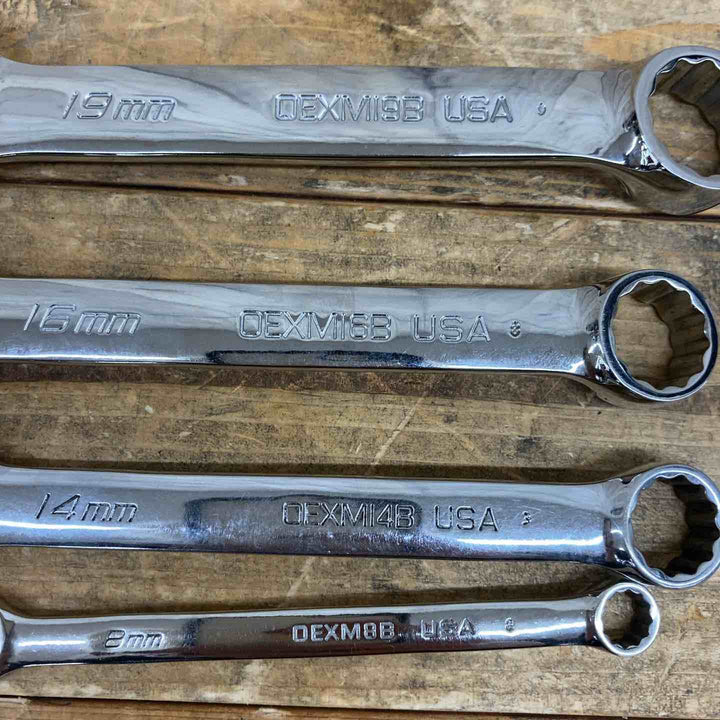 Snap-on スナップオン コンビネーションレンチ 8,14,16,19mm 4点セット 【東大和店】