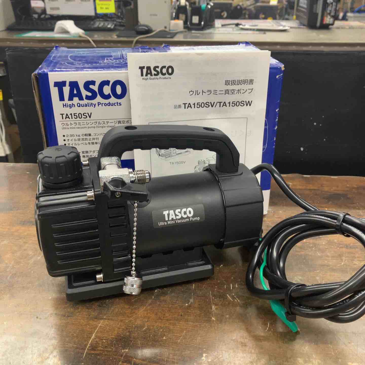 TASCO タスコ 真空ポンプ TA150SW 説明書あり 電源式 動作確認済み 