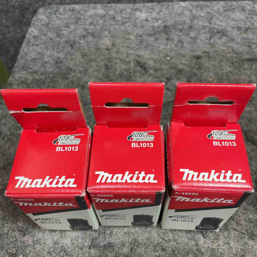 マキタ(makita) リチウムイオンバッテリー 10.8V/1.3Ah BL1013 A-48692 3個セット【桶川店】