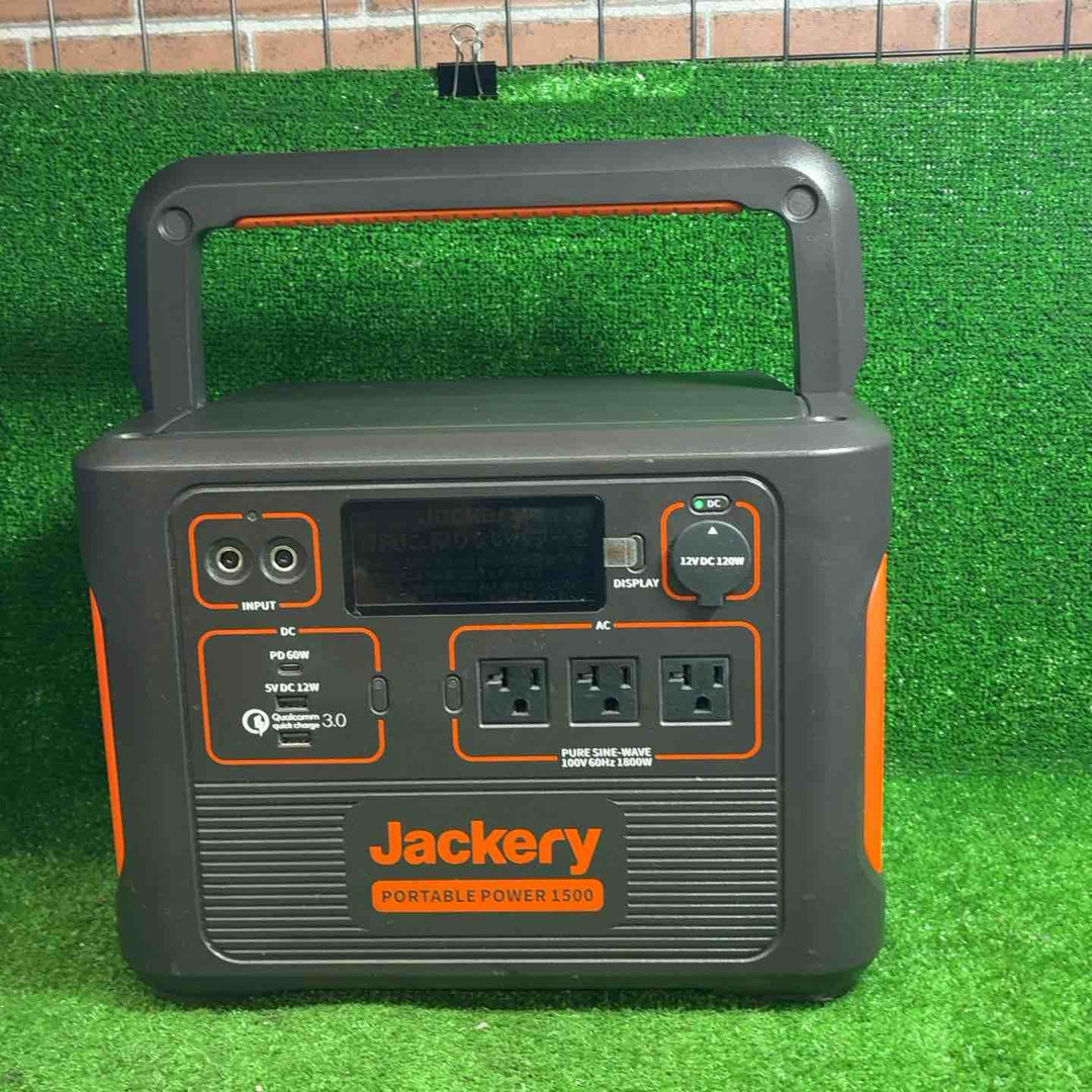 Jackery ポータブル電源 1500 PTB152 1534.68Wh/426300mAh ポータブル電源バッテリー Twin Turboシステム 【藤沢店】