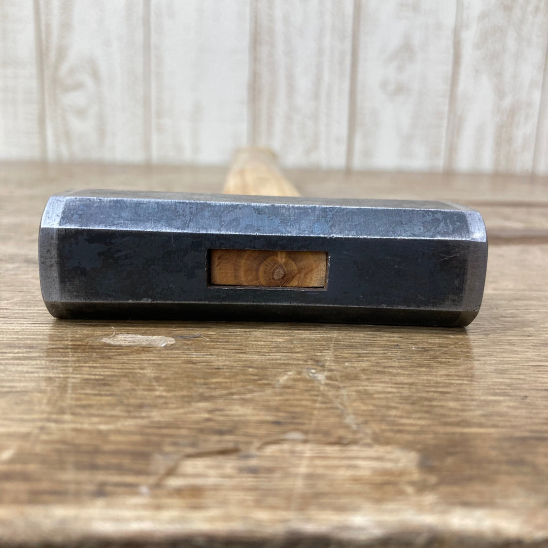 【中古美品】　「正行」銘 八角玄能 400g 100匁？ グミの木柄 玄翁 ハンマー 和工具 大工道具【柏店】