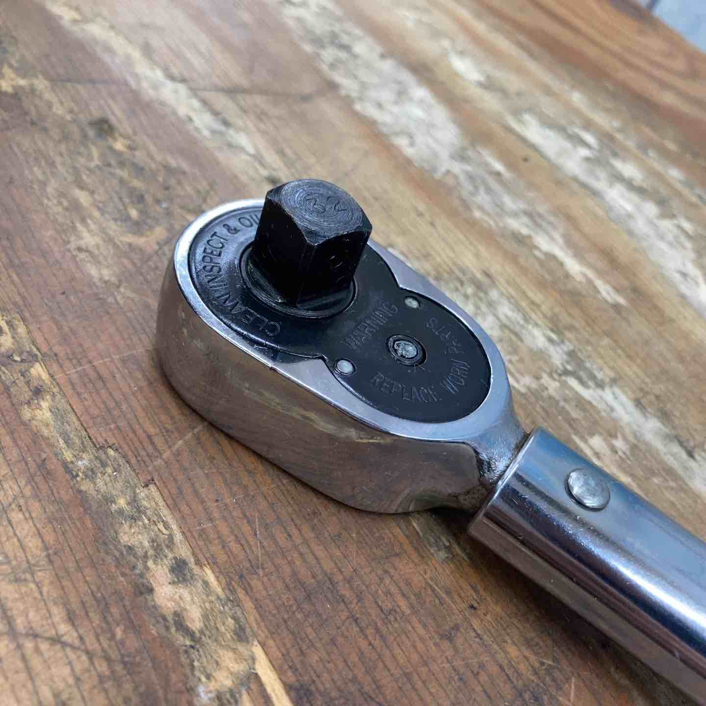 中古品】◇スナップオン Snap-on 1/2 トルクレンチ QJMR330B 旧ロゴ