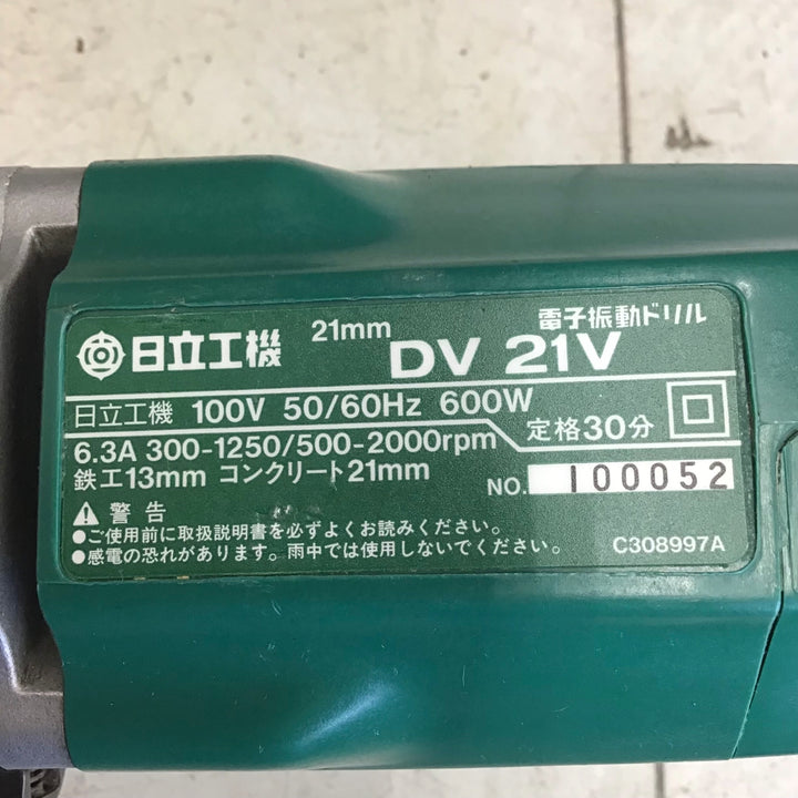 【中古品】 ハイコーキ/HIKOKI ※旧:日立工機 電子振動ドリル DV21V 【鴻巣店】