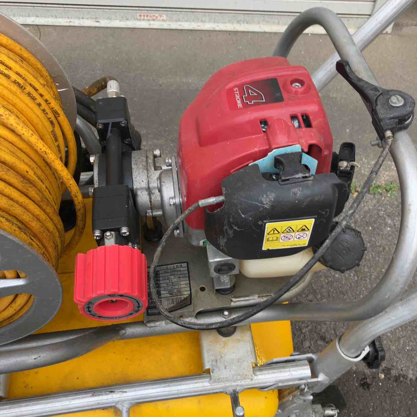 店頭受取り限定】◇工進(KOSHIN) 自走式 エンジン式小型動噴 MS-ERH100